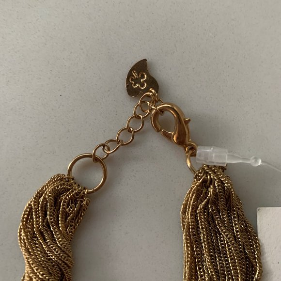 Bryn Walker gold multi strand bracelet - Picture 8 of 10